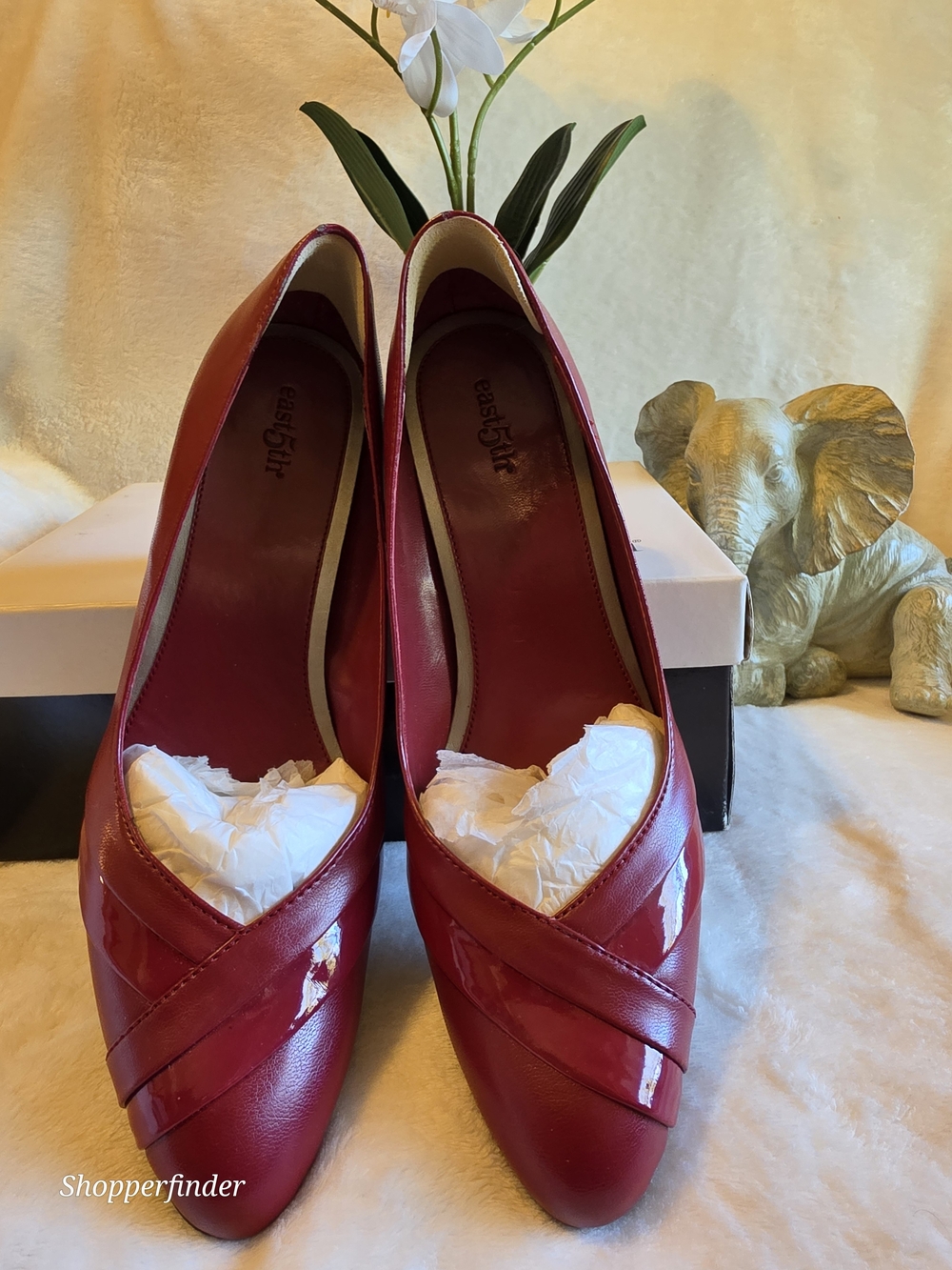 Alyssia Red East 5th High-heel Pumps. Size9M